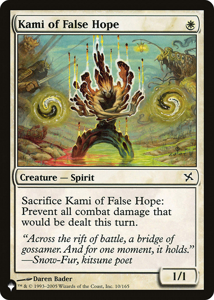 Kami of False Hope [The List Reprints] | The Gaming-Verse