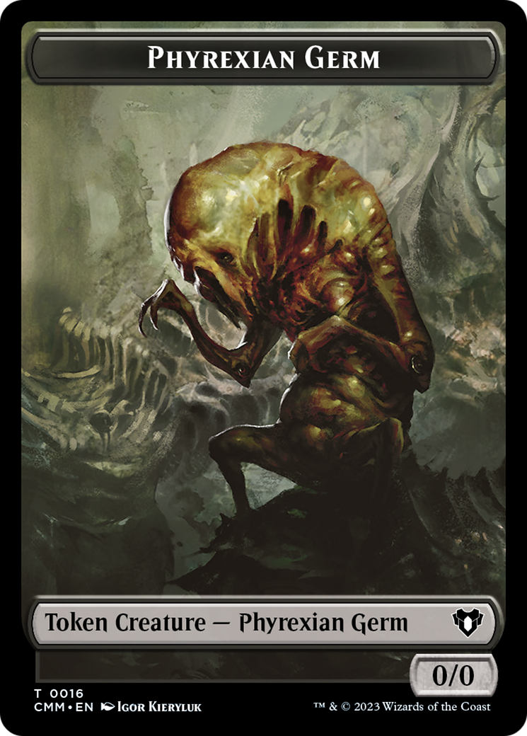 Phyrexian Germ Token [Commander Masters Tokens] | The Gaming-Verse