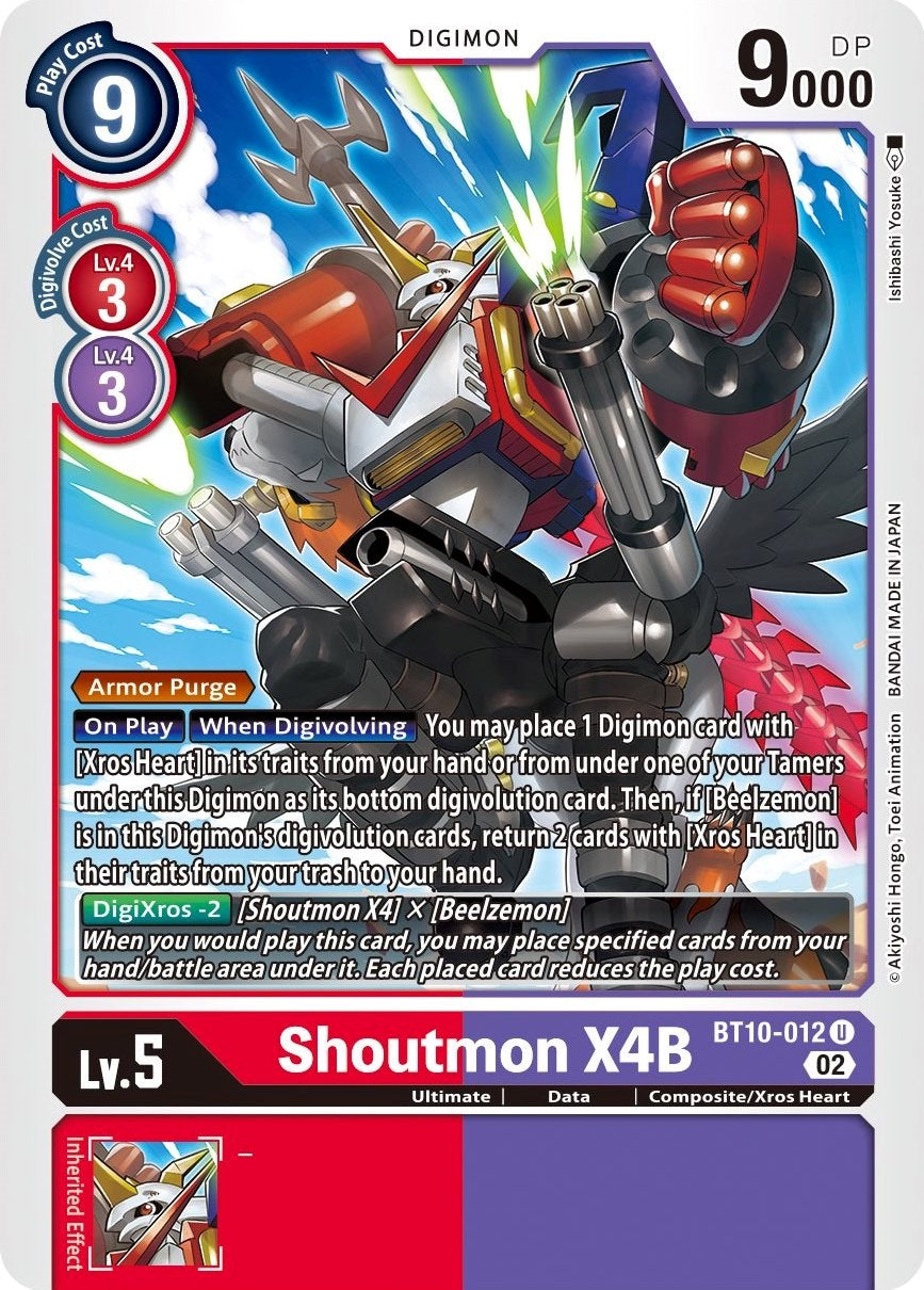 Shoutmon X4B [BT10-012] [Xros Encounter] | The Gaming-Verse