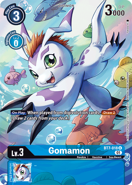 Gomamon [BT7-018] (Alternate Art) [Next Adventure] | The Gaming-Verse