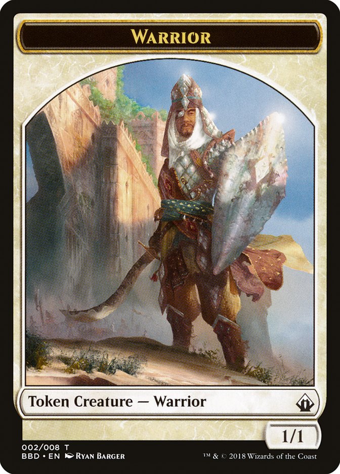 Warrior Token [Battlebond Tokens] | The Gaming-Verse