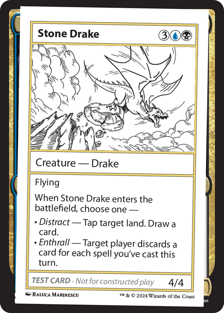 Stone Drake [Mystery Booster 2 Playtest Cards] | The Gaming-Verse