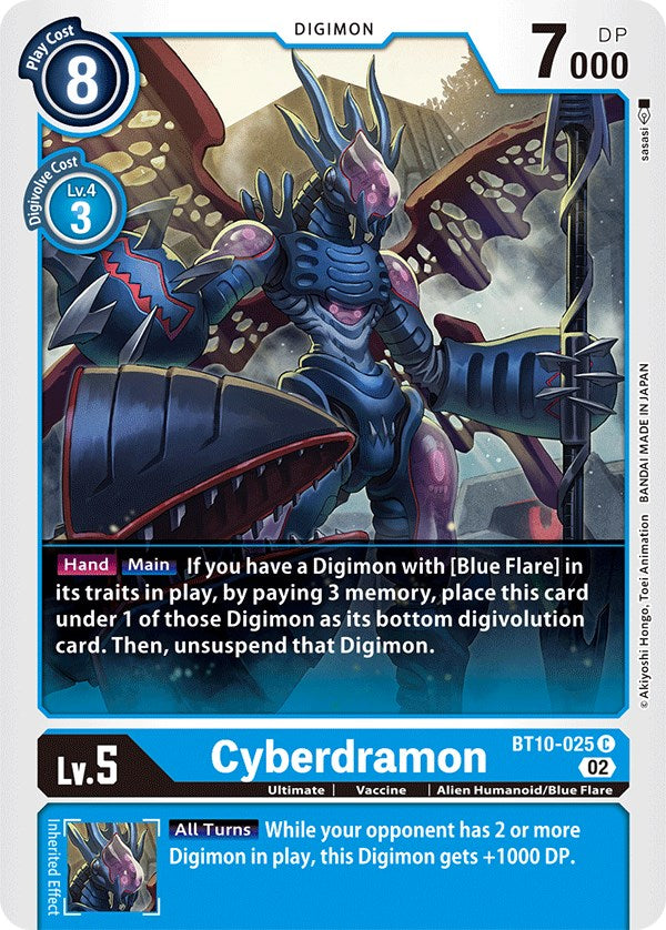 Cyberdramon [BT10-025] [Xros Encounter] | The Gaming-Verse