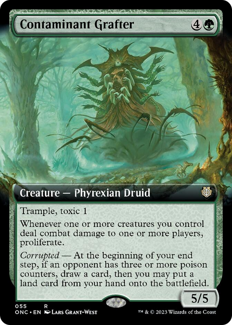 Contaminant Grafter (Extended Art) [Phyrexia: All Will Be One Commander] | The Gaming-Verse