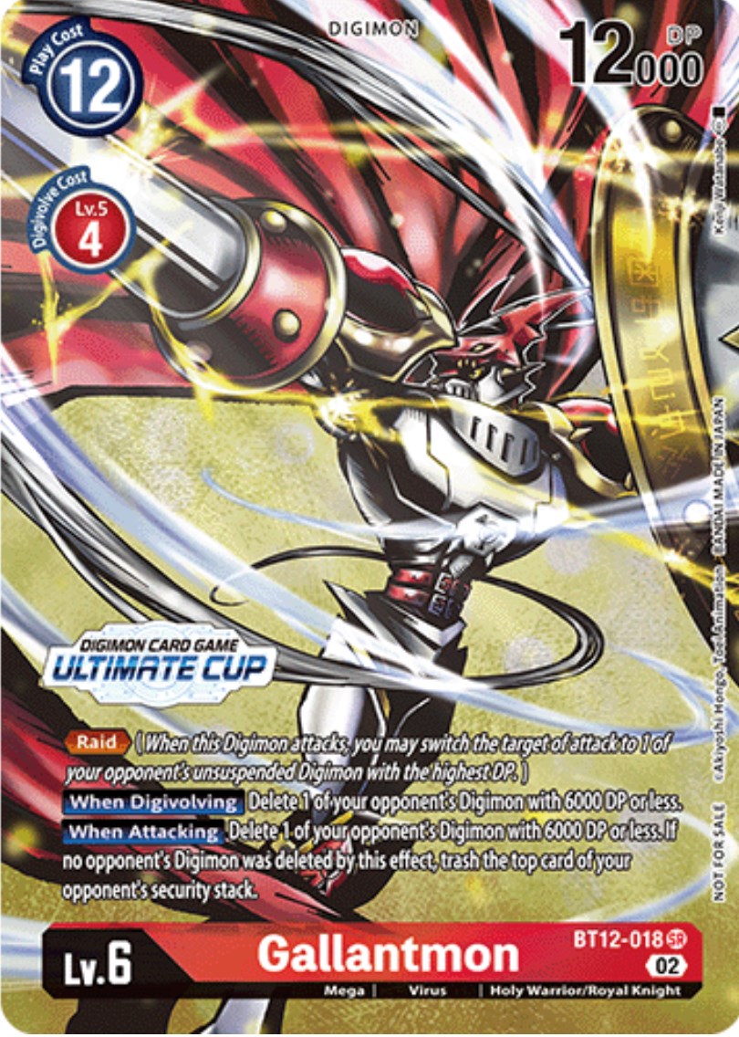 Gallantmon [BT12-018] (Ultimate Cup) [Across Time Promos] | The Gaming-Verse