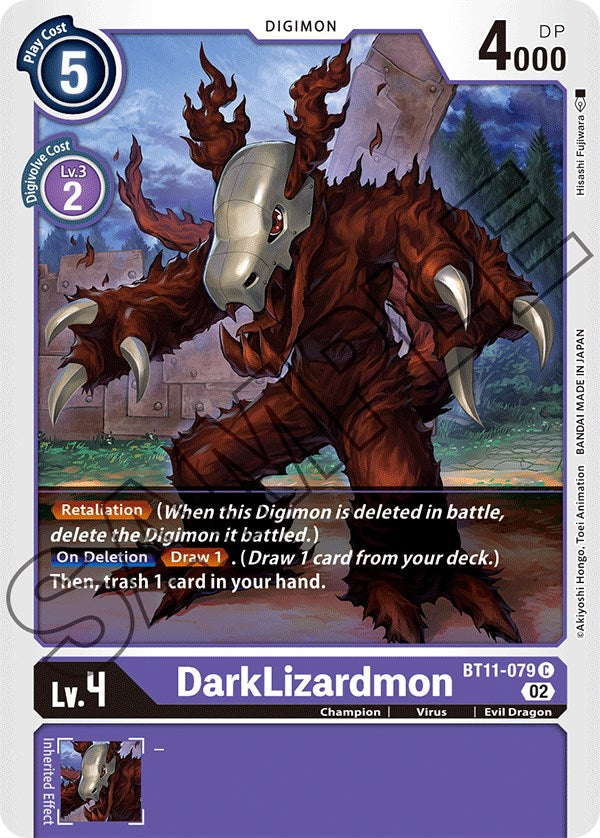 DarkLizardmon [BT11-079] [Dimensional Phase] | The Gaming-Verse