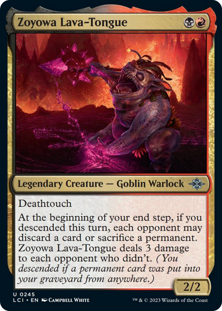 Zoyowa Lava-Tongue [The Lost Caverns of Ixalan] | The Gaming-Verse