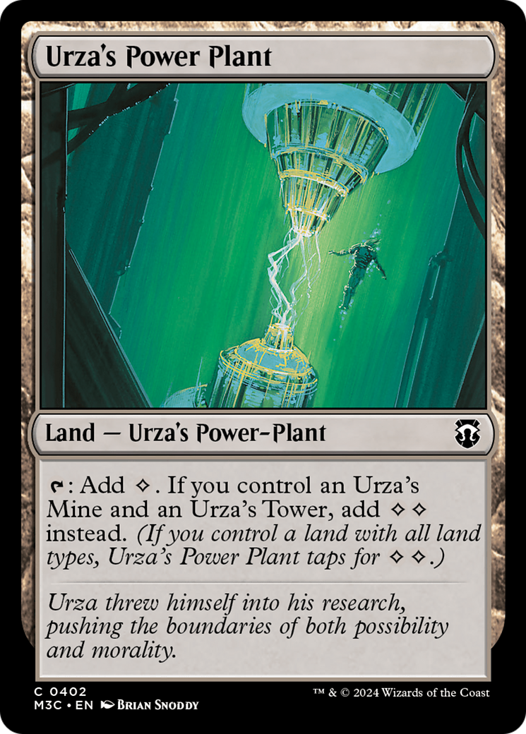 Urza's Power Plant (Ripple Foil) [Modern Horizons 3 Commander] | The Gaming-Verse