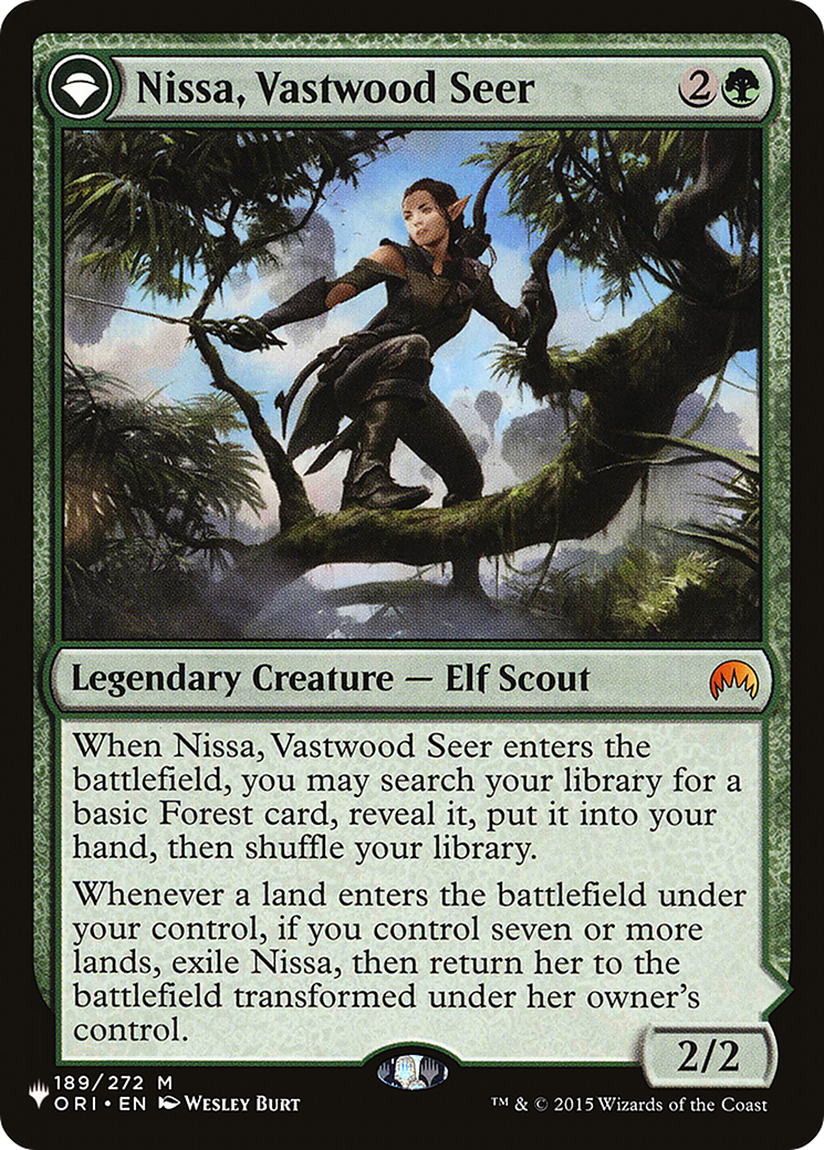 Nissa, Vastwood Seer // Nissa, Sage Animist [Secret Lair: From Cute to Brute] | The Gaming-Verse