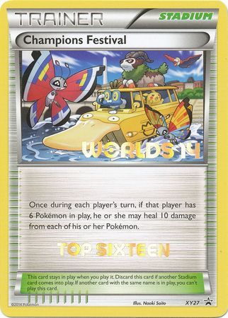 Champions Festival (XY27) (2014 Top Sixteen) [XY: Black Star Promos] | The Gaming-Verse