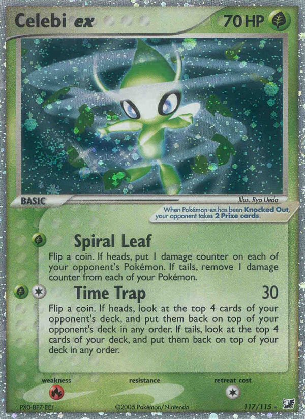 Celebi ex (117/115) [EX: Unseen Forces] | The Gaming-Verse