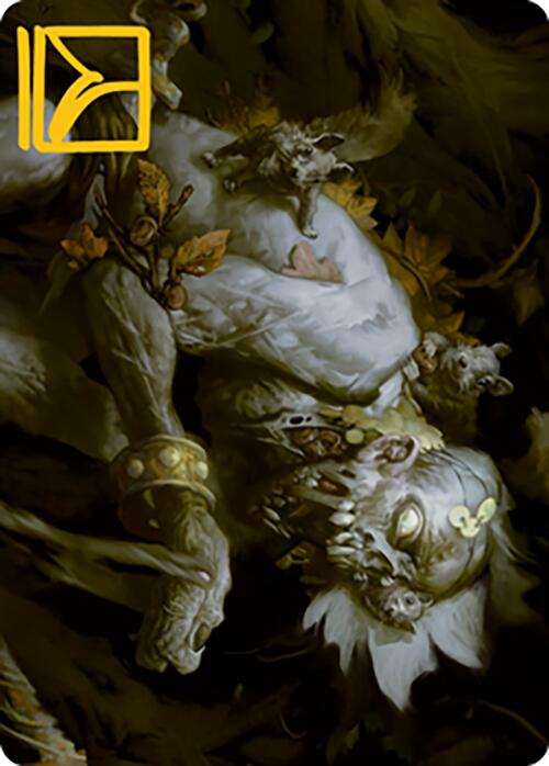 Nested Shambler Art Card (Gold-Stamped Signature) [Modern Horizons 2 Art Series] | The Gaming-Verse