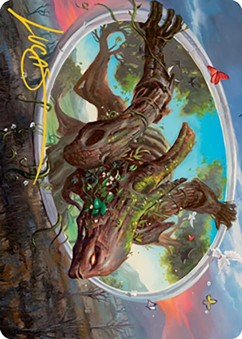 Gaea's Will Art Card (Gold-Stamped Signature) [Modern Horizons 2 Art Series] | The Gaming-Verse