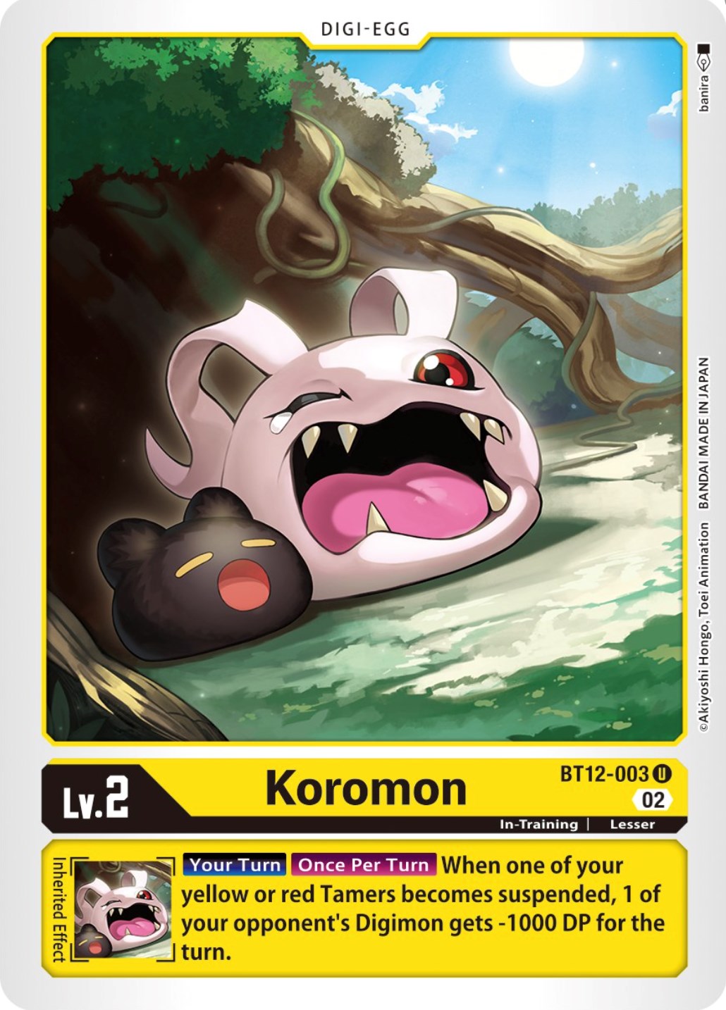 Koromon [BT12-003] [Across Time] | The Gaming-Verse