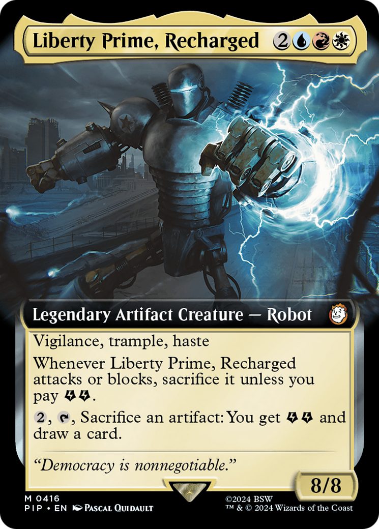 Liberty Prime, Recharged (Extended Art) [Fallout] | The Gaming-Verse