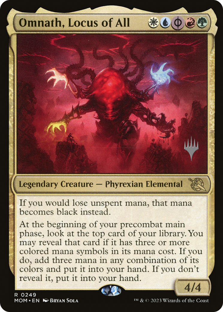 Omnath, Locus of All (Promo Pack) [March of the Machine Promos] | The Gaming-Verse