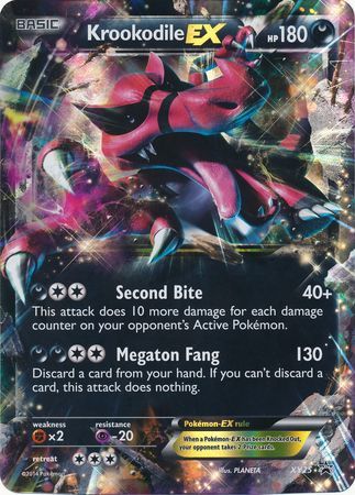 Krookodile EX (XY25) (Jumbo Card) [XY: Black Star Promos] | The Gaming-Verse