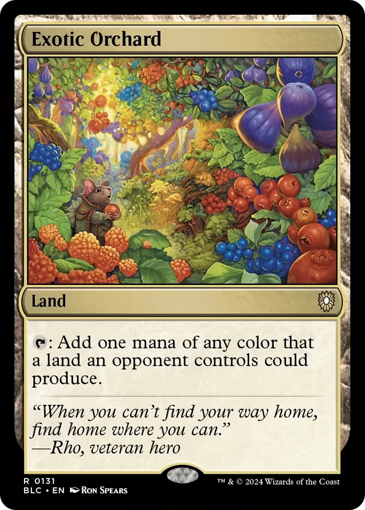 Exotic Orchard [Bloomburrow Commander] | The Gaming-Verse