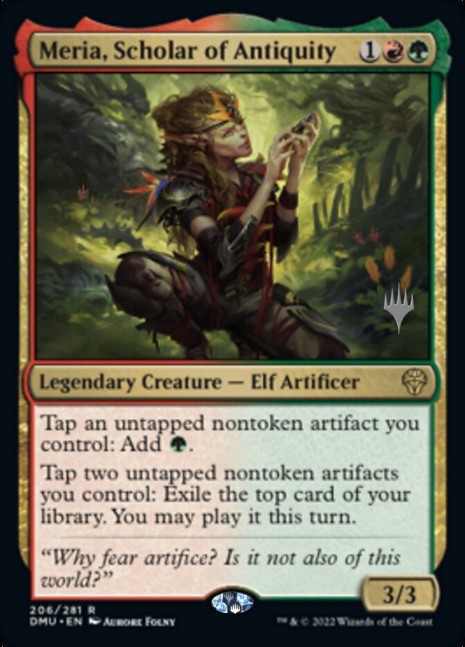 Meria, Scholar of Antiquity (Promo Pack) [Dominaria United Promos] | The Gaming-Verse