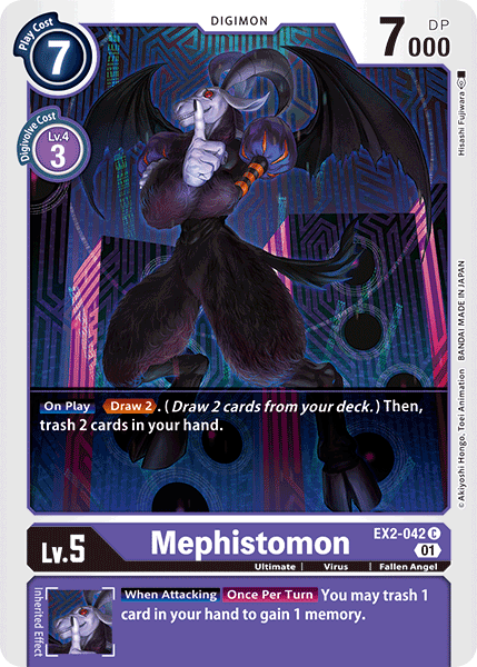 Mephistomon [EX2-042] [Digital Hazard] | The Gaming-Verse