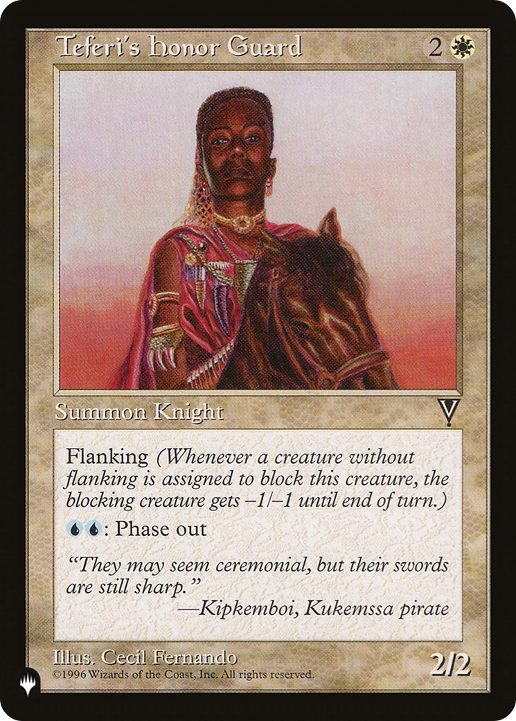 Teferi's Honor Guard [The List Reprints] | The Gaming-Verse