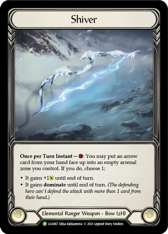 Shiver [LGS067] (Promo)  Cold Foil | The Gaming-Verse