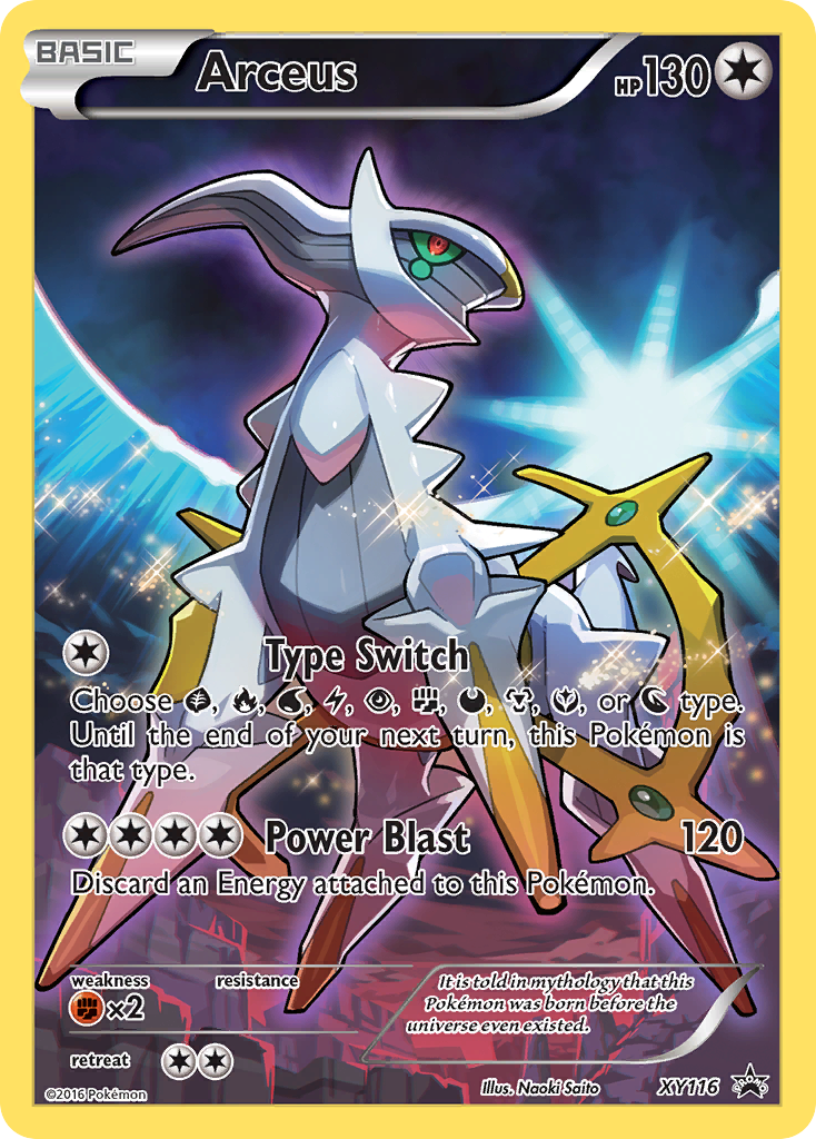 Arceus (XY116) [XY: Black Star Promos] | The Gaming-Verse