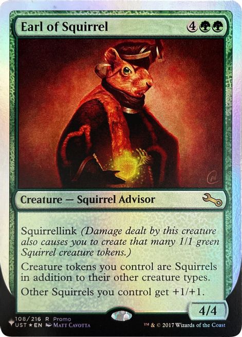 Earl of Squirrel (Unfinity Foil Edition) [The List] | The Gaming-Verse