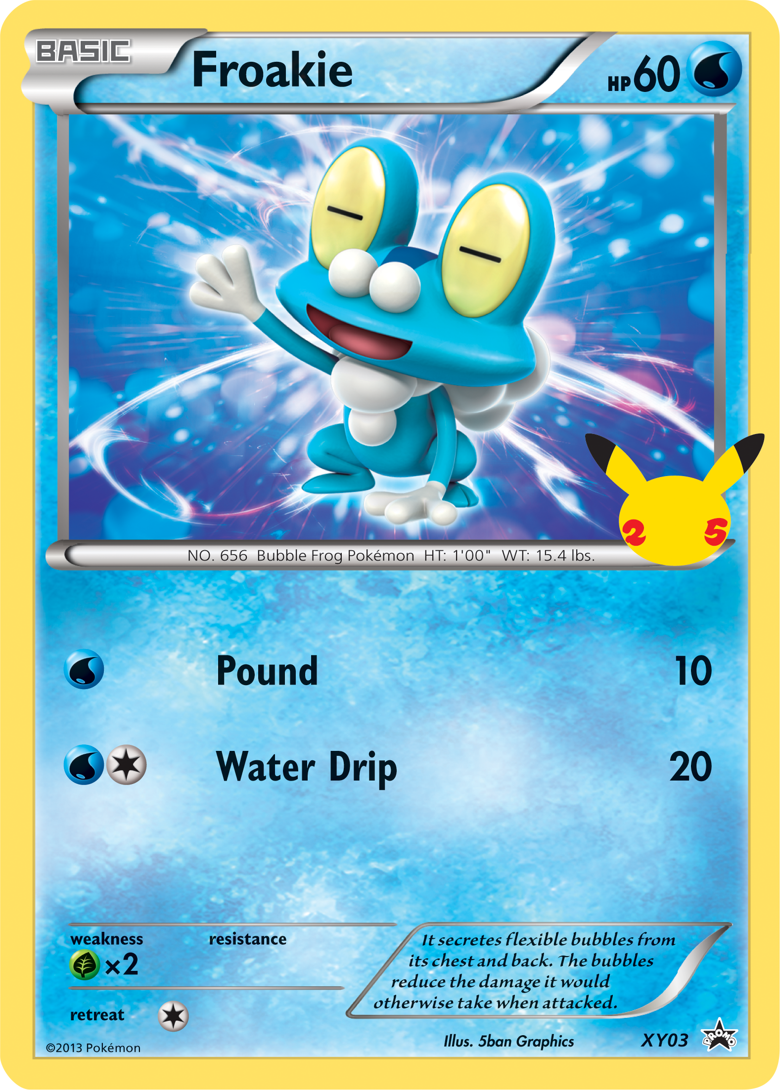 Froakie (XY03) (Jumbo Card) [First Partner Pack] | The Gaming-Verse