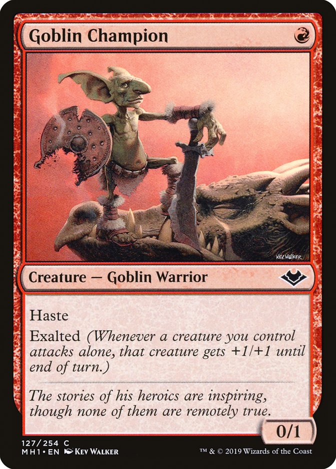 Goblin Champion [Modern Horizons] | The Gaming-Verse