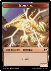 Thopter // Elemental (0025) Double-Sided Token [Commander Masters Tokens] | The Gaming-Verse