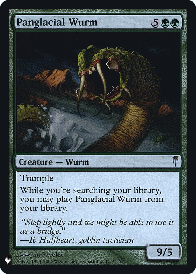Panglacial Wurm [Mystery Booster] | The Gaming-Verse