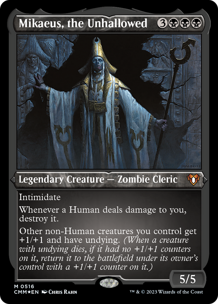 Mikaeus, the Unhallowed (Foil Etched) [Commander Masters] | The Gaming-Verse