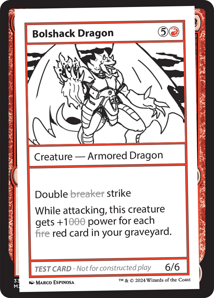 Bolshack Dragon [Mystery Booster 2 Playtest Cards] | The Gaming-Verse