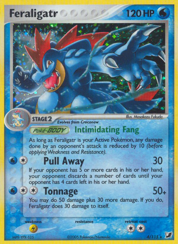 Feraligatr (4/115) [EX: Unseen Forces] | The Gaming-Verse