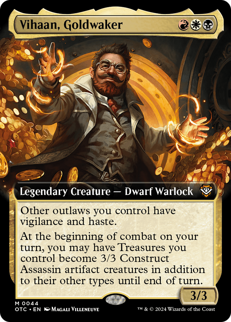 Vihaan, Goldwaker (Extended Art) [Outlaws of Thunder Junction Commander] | The Gaming-Verse