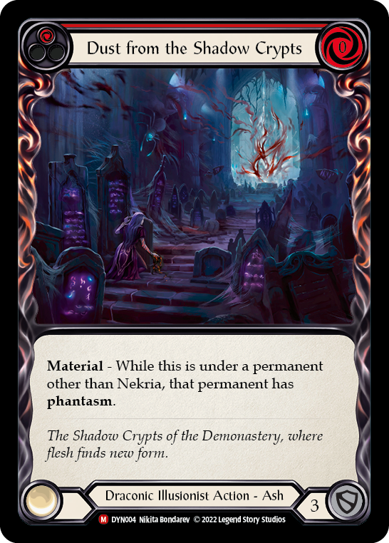 Dust from the Shadow Crypts [DYN004] (Dynasty)  Rainbow Foil | The Gaming-Verse