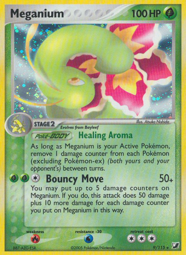 Meganium (9/115) [EX: Unseen Forces] | The Gaming-Verse