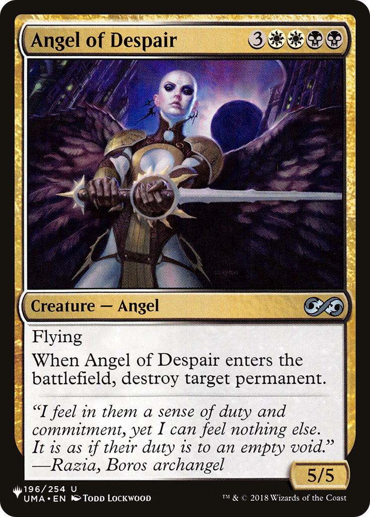 Angel of Despair [The List Reprints] | The Gaming-Verse