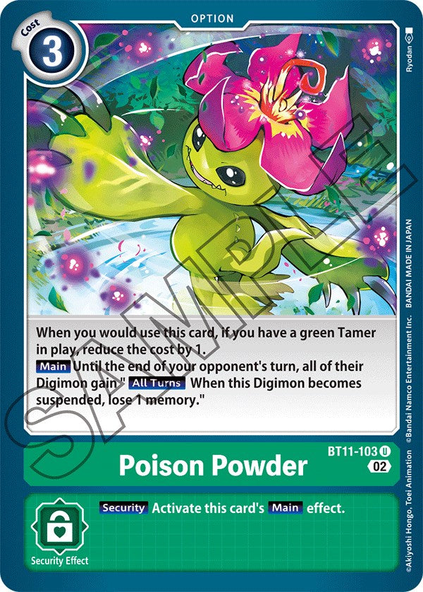 Poison Powder [BT11-103] [Dimensional Phase] | The Gaming-Verse