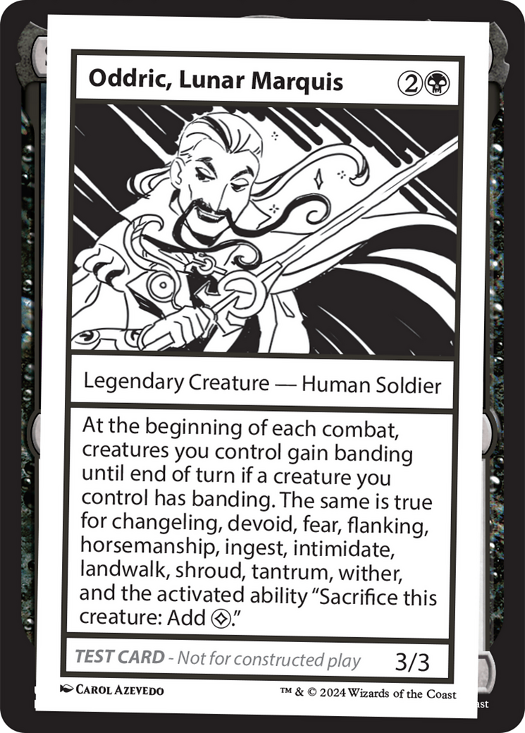 Oddric, Lunar Marquis [Mystery Booster 2 Playtest Cards] | The Gaming-Verse