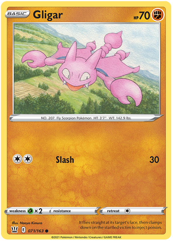 Gligar (071/163) [Sword & Shield: Battle Styles] | The Gaming-Verse