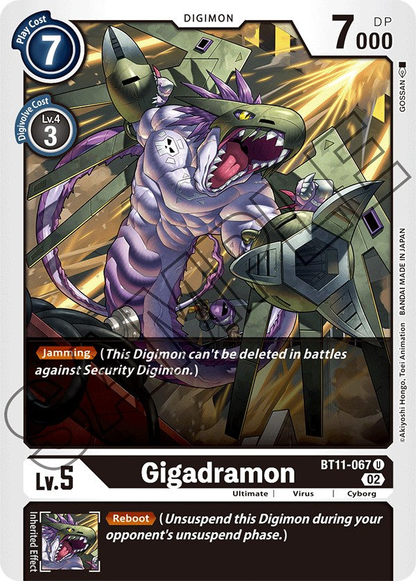 Gigadramon [BT11-067] [Dimensional Phase] | The Gaming-Verse