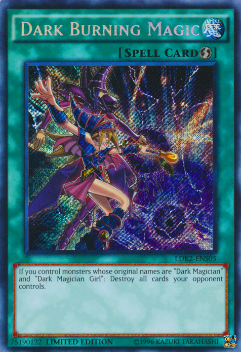 Dark Burning Magic [LDK2-ENS05] Secret Rare | The Gaming-Verse