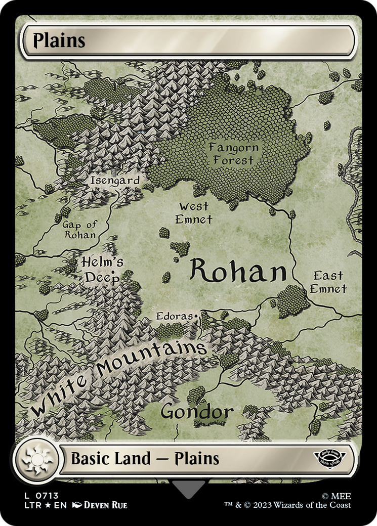 Plains (0713) (Surge Foil) [The Lord of the Rings: Tales of Middle-Earth] | The Gaming-Verse