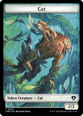 Treasure // Cat (0005) Double-Sided Token [Commander Masters Tokens] | The Gaming-Verse