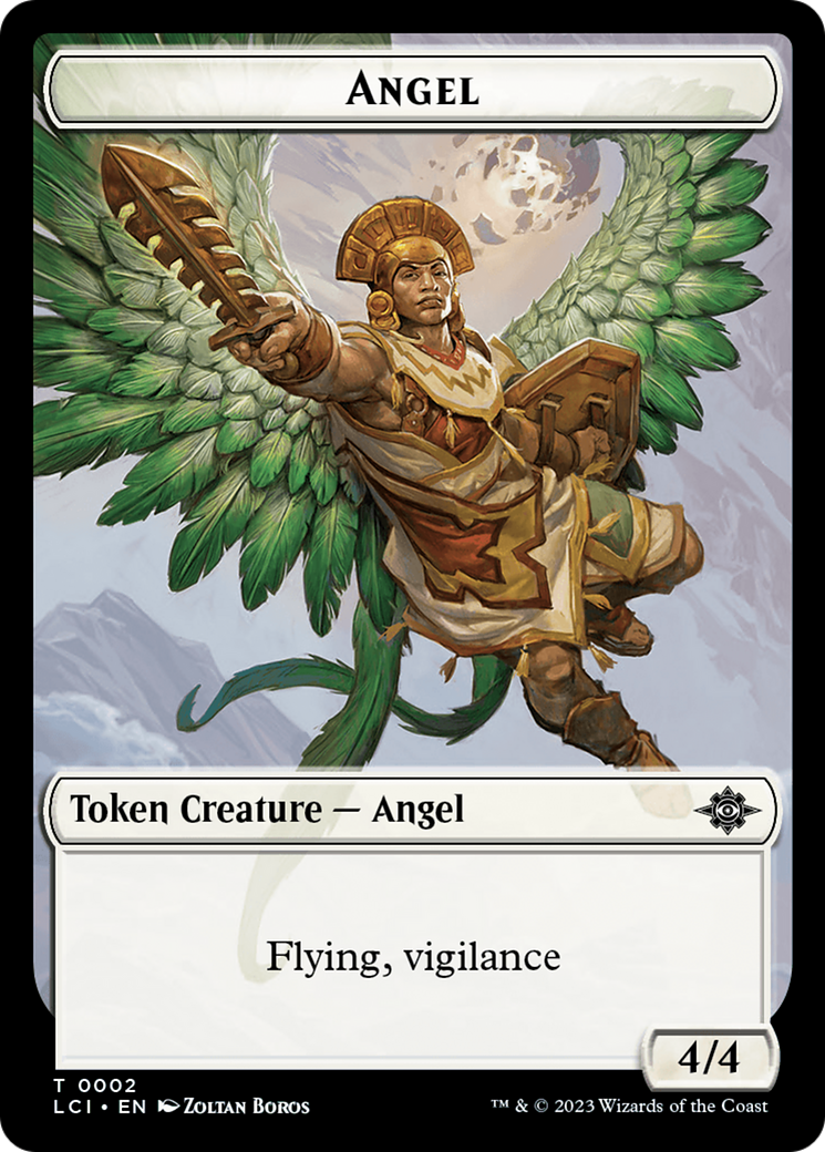 Angel Token [The Lost Caverns of Ixalan Tokens] | The Gaming-Verse