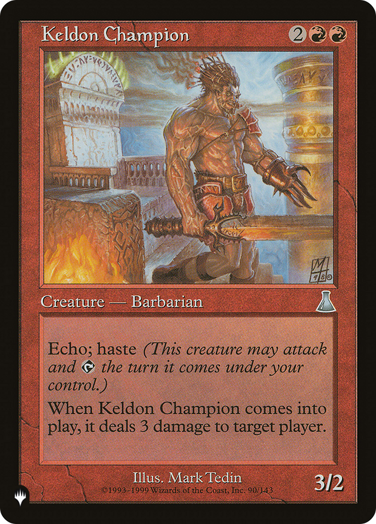 Keldon Champion [The List Reprints] | The Gaming-Verse