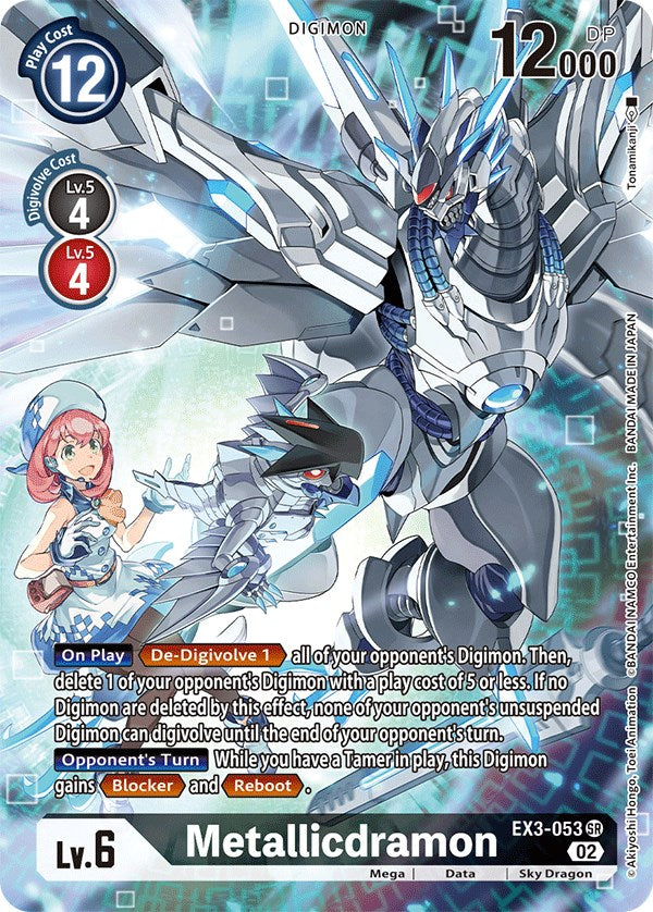 Metallicdramon [EX3-053] (Alternate Art) [Draconic Roar] | The Gaming-Verse