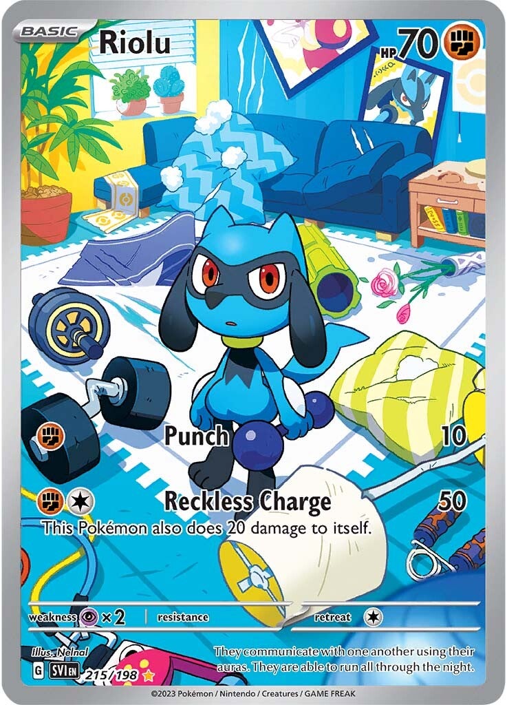 Riolu (215/198) [Scarlet & Violet: Base Set] | The Gaming-Verse